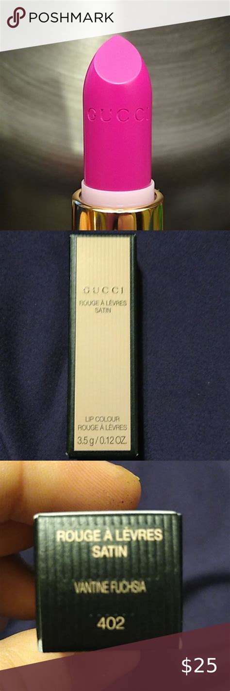 gucci fuchsia lipstick|Gucci lipstick color chart.